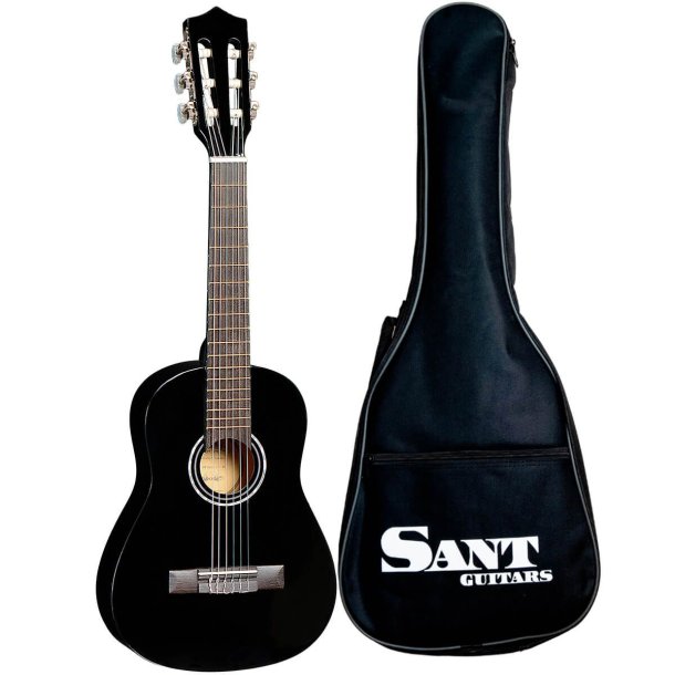 Sant Guitars CJ-30-BK 1/2 spansk brne-guitar sort