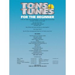 Tons of Tunes for the Beginner : A collection of 32 fun-to-play familiar melodies for the beginning instrumentalist