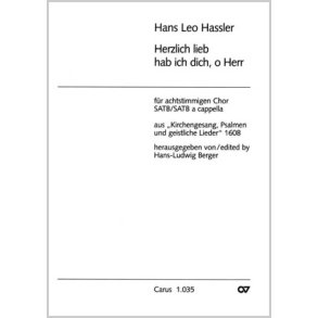 Tender love have I for thee, Lord