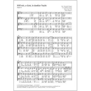 Hilf Mir, O Gott, In Dunkler Nacht