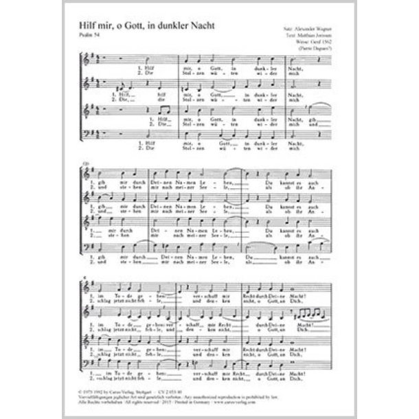 Hilf Mir, O Gott, In Dunkler Nacht