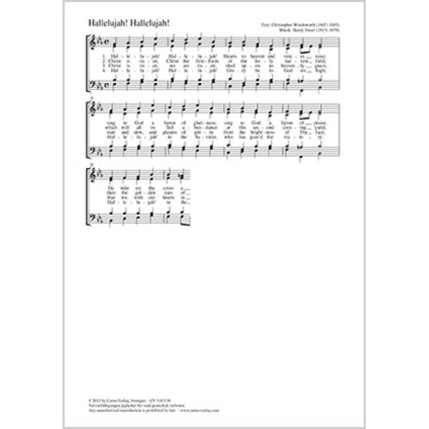 Hallelujah! Hallelujah!