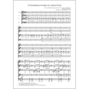 O Tannenbaum, du trägst ein' grünen Zweig