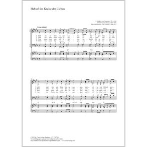 Hab oft im Kreise der Lieben