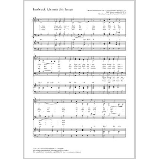 Innsbruck, ich muss dich lassen