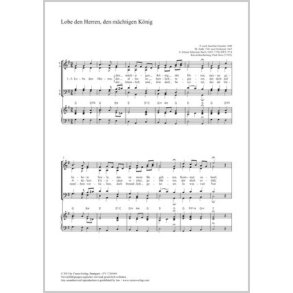 Lobe den Herren, den mächtigen König