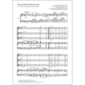 Den die Hirten lobeten sehre