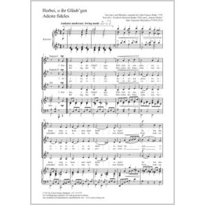 Herbei, o ihr Gläub'gen / Adeste fideles