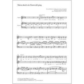 Maria durch ein Dornwald ging