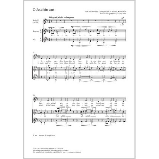 O Jesulein zart