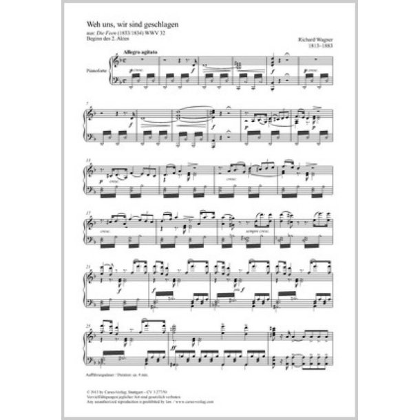 Weh uns, wir sind geschlagen