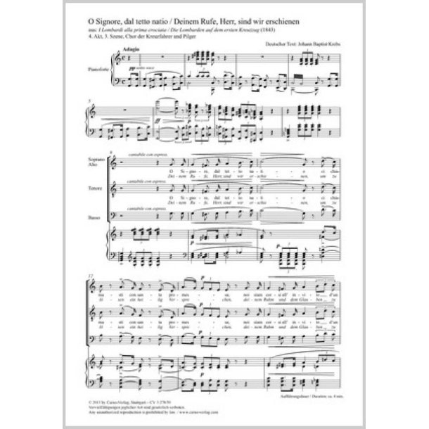 O Signore, dal tetto natio