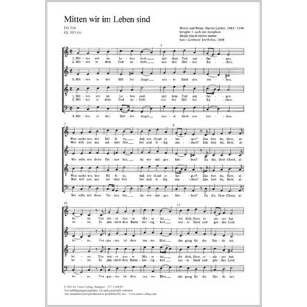 Mitten wir im Leben sind