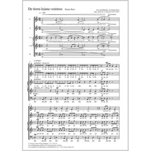 De tierra leja venimos