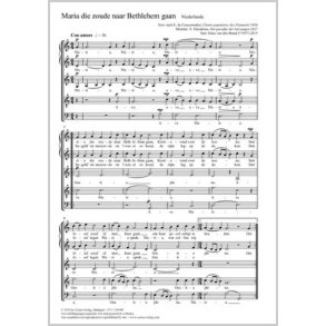 Maria die zoude naar Bethlehem gaan