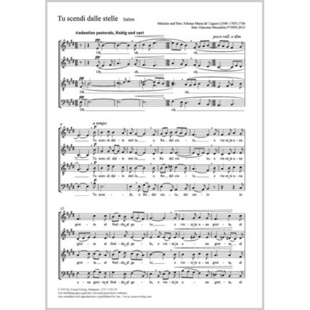 Tu scendi dalle stelle