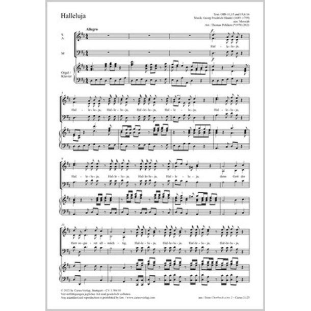 Halleluja : aus: Messiah