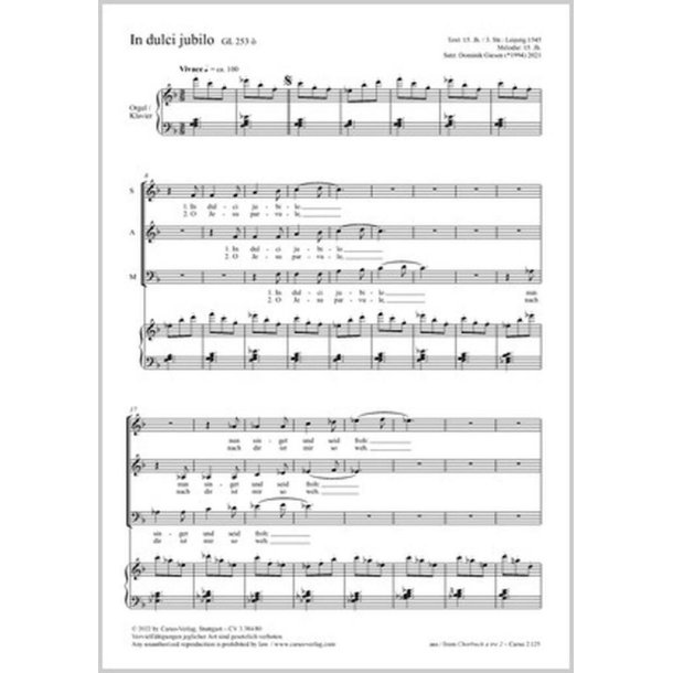 In dulci jubilo