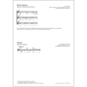 Kyrie eleison / Gloria : Kanon