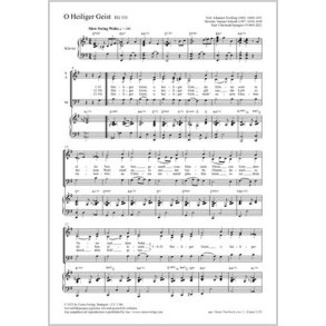 O heiliger Geist : G major