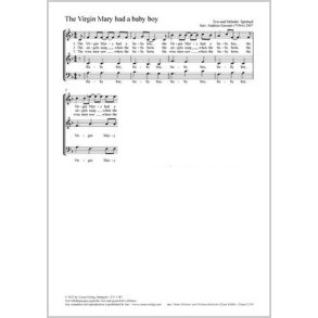 The Virgin Mary had a baby boy