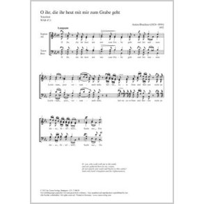 O ihr, die ihr heut' mit mir zum Grabe geht : Totenlied