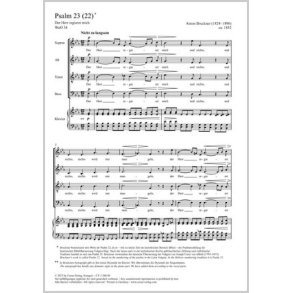 Psalm 23 (22 nach Vulgata) : Der Herr regieret mich