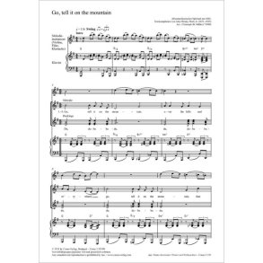 Go, tell it on the mountain : G major