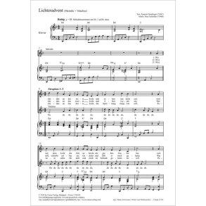 Lichteradvent. Zweistimmige Fassung : D minor / E minor - Melodie + Vokalisen