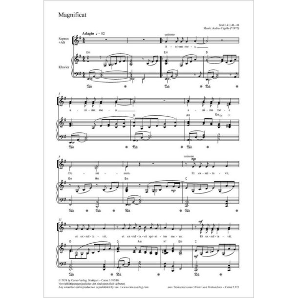 Magnificat : E minor