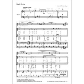 Santa Lucia : C major