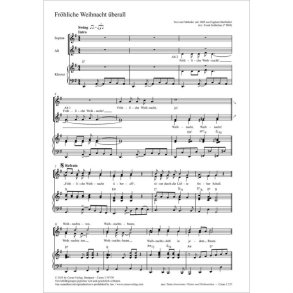 Fröhliche Weihnacht überall : G major