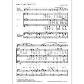 Once in royal David's City : A major