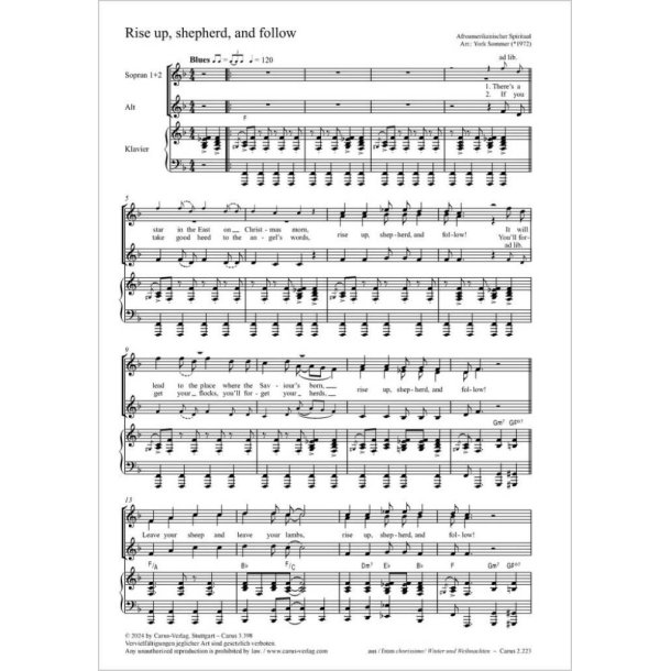 Rise up, shepherd, and follow