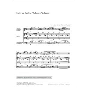 Markt und Straße - Weihnacht, Weihnacht : E minor