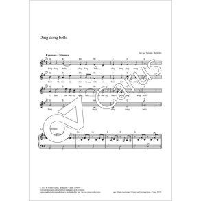 Ding dong Bells - G major : Kanon zu 4 Stimmen