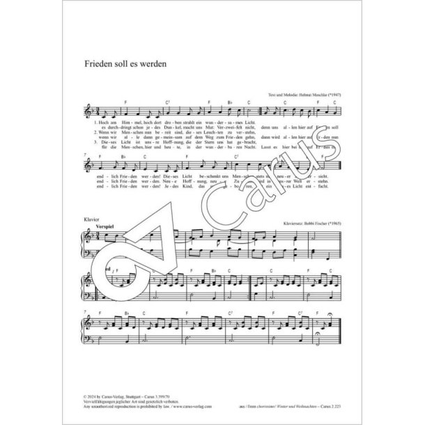 Frieden soll es werden