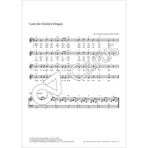 Lasst die Glocken klingen : G major