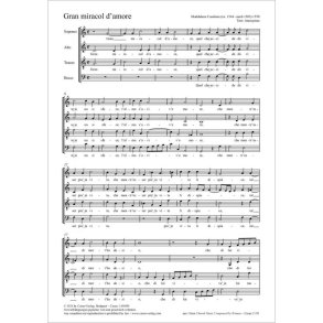 Gran miracol d'amore : from: Secondo libro de madrigali a quattro voci, Venedig 1570