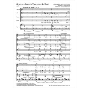 Grant, we beseech thee, merciful Lord : A major - Op. 51