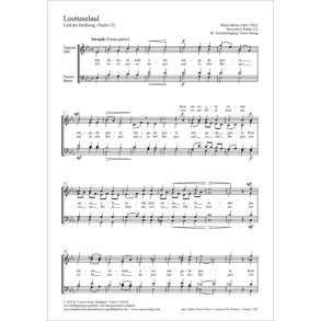 Lootuselaul - E flat major : Song of hope - Psalm 121