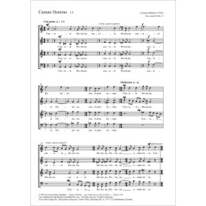 Cantate Domino : Canticum novum