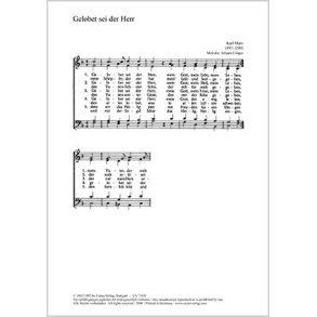 Gelobet sei der Herr, Ich freu mich in dem Herren