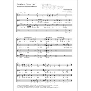 Tenebrae factae sunt : Responsorial to Matins on Good Friday