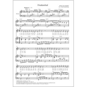 Friedenslied : G minor