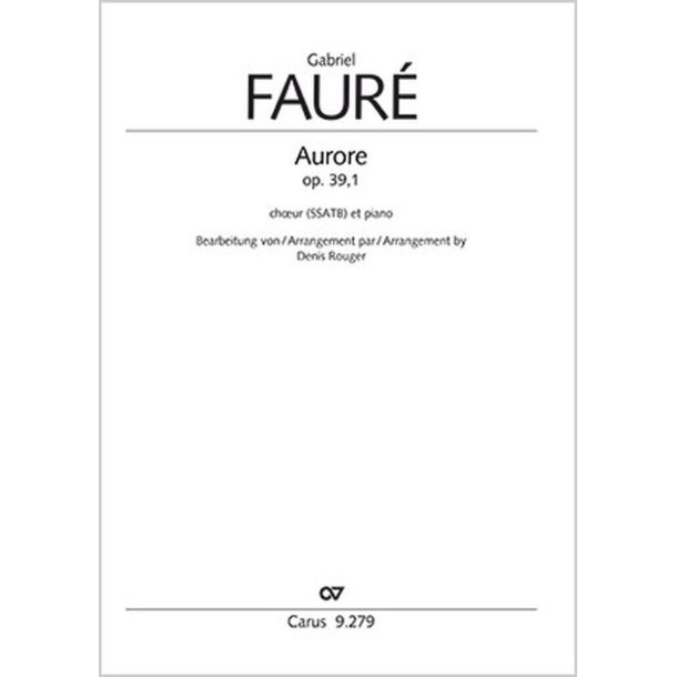 Aurore : Op. 39,1