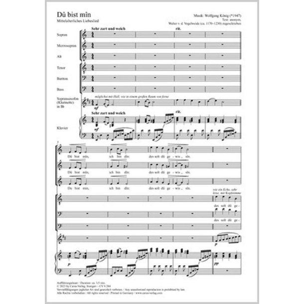 D bist mn : Mittelalterliches Liebeslied