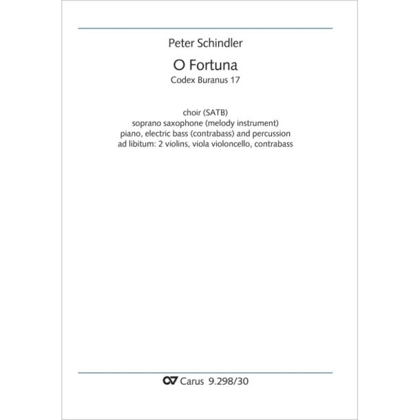 O Fortuna : from: Perpetuum mobile - Songs from the Codex Buranus