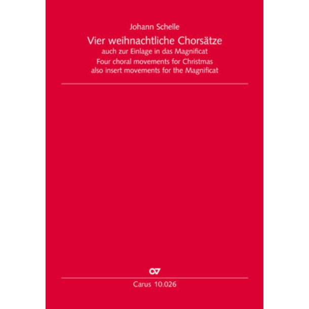 Vier Weihnachtliche Chors&auml;tze