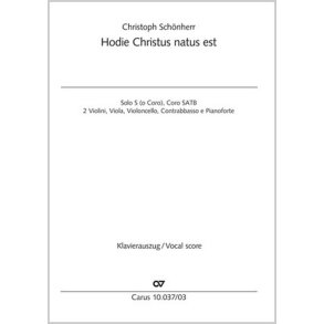 Hodie Christus natus est : D minor